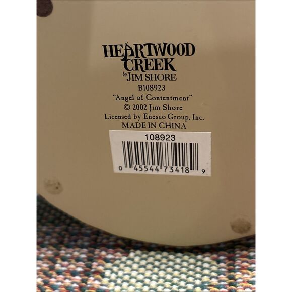 JIm Shore "Angel of Contentment" Figurine, 2002, C108923, Heartwood Creek - Picture 4 of 5